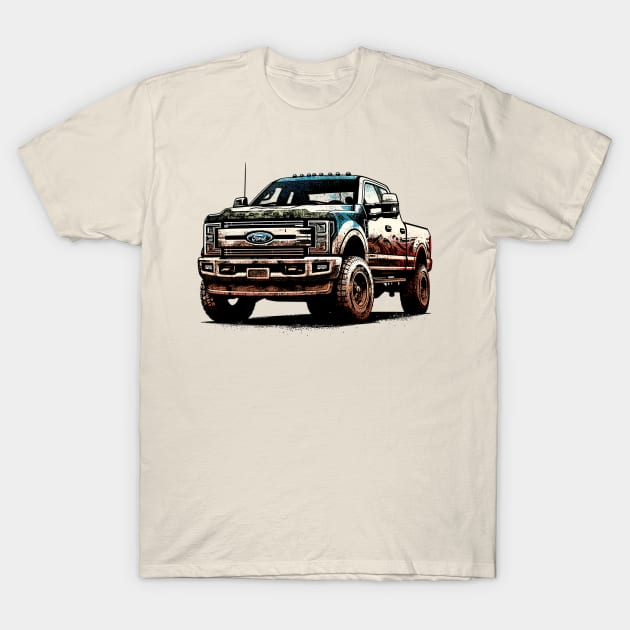 Ford F-250 T-Shirt by Vehicles-Art